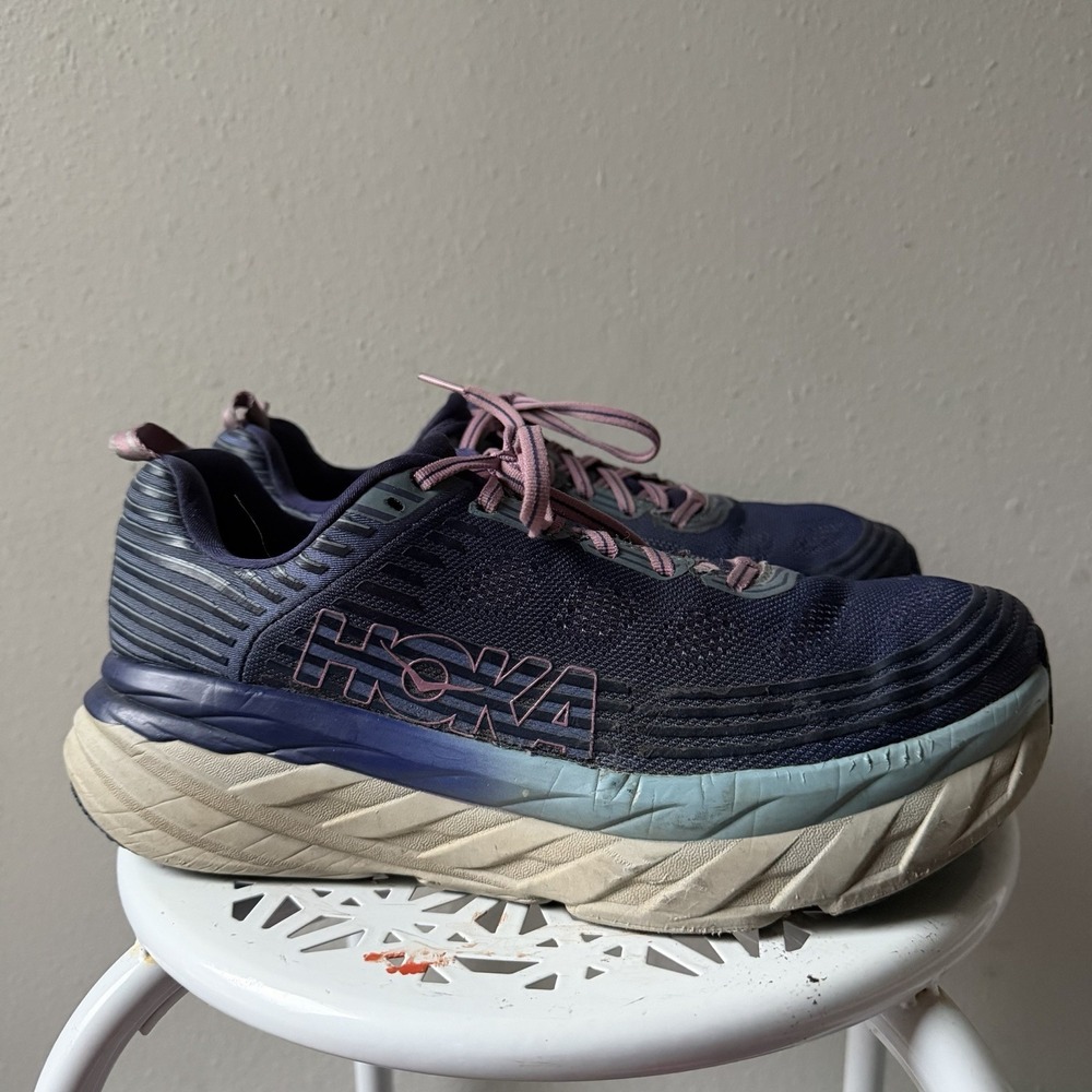 Hoka One One Womens Bondi 6 Running Shoes Multicolor 1019270 MBRB Low Top 10.5 M